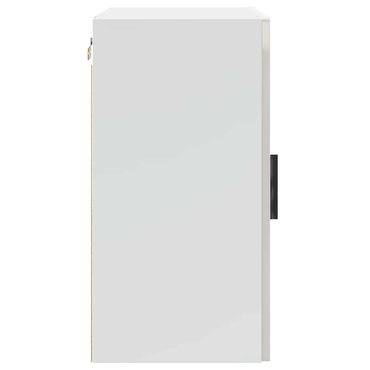 Kitchen Cabinet Engineered Wood Grey High Gloss Wall-Mounted