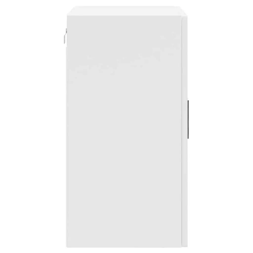Kitchen Wall Cabinet White High Gloss Engineered Wood Storage Cupboard Door