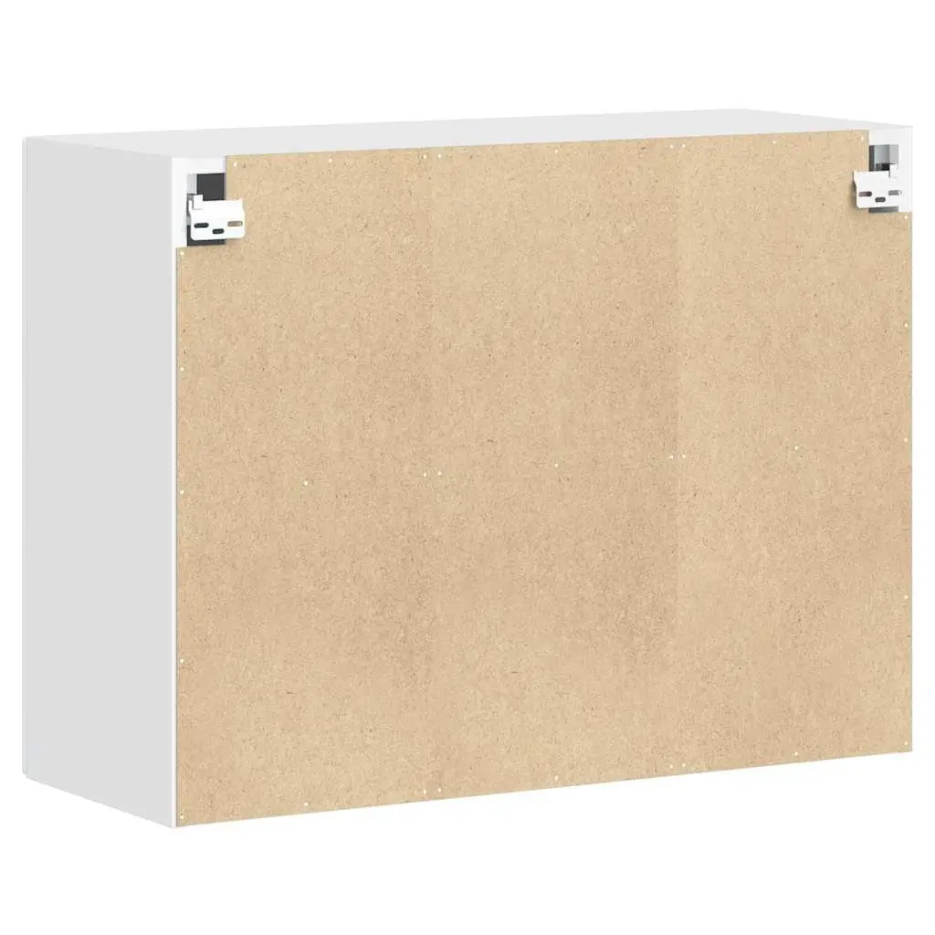 Kitchen Cabinet Engineered Wood Wall-Mounted Storage Cupboard White