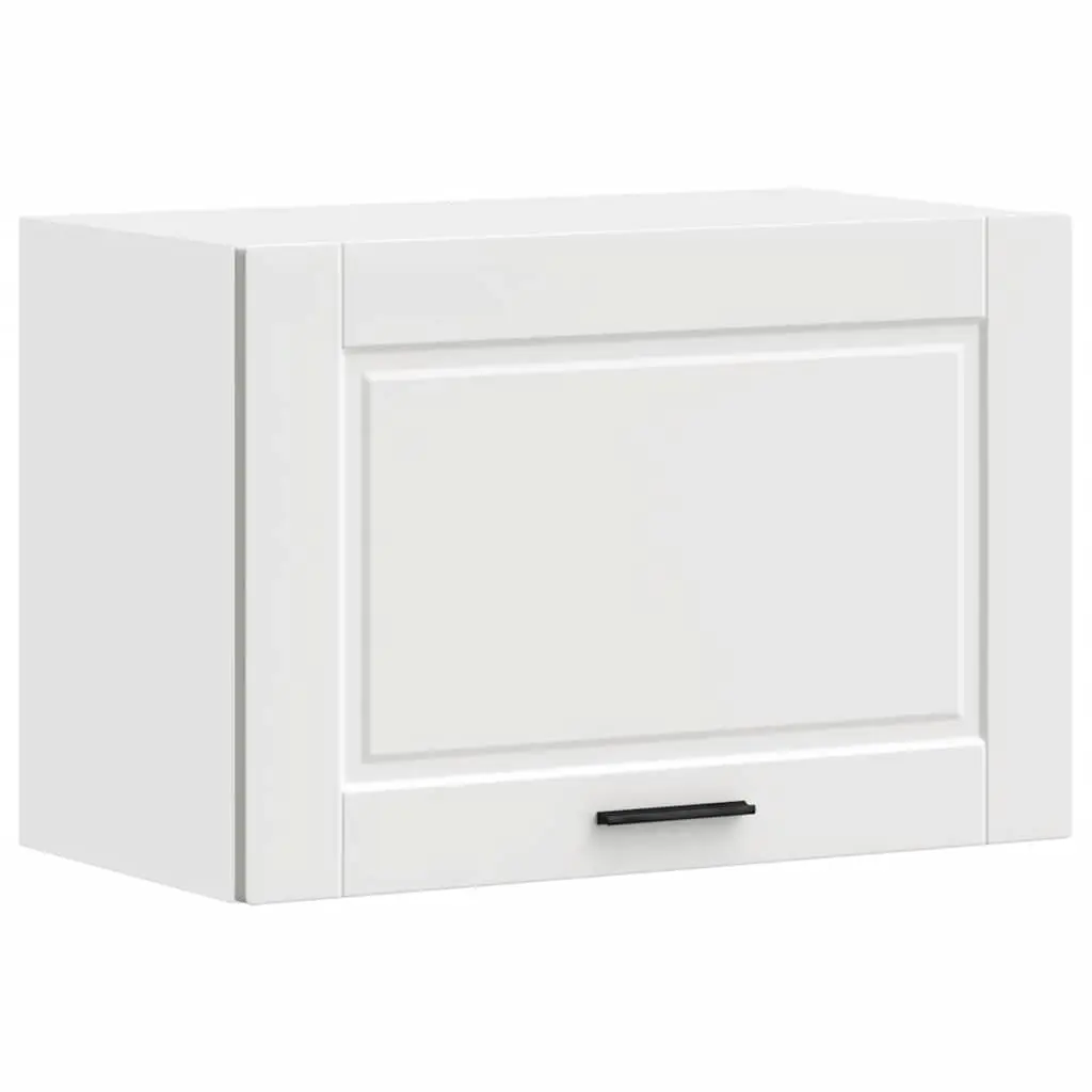 Kitchen Wall Cabinet White Engineered Wood Storage Organizer Wall-Mounted