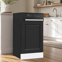 Versatile Black Dishwasher Cover for Your Kitchen Needs