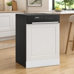 Dishwasher Panel White High Gloss Kitchen Cabinet Front Cover Engineered Wood