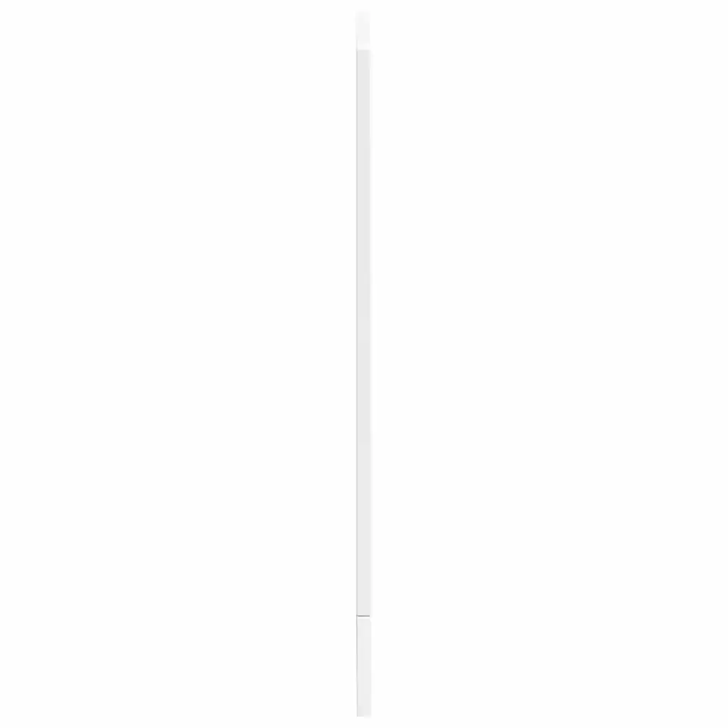 Dishwasher Front Cover Engineered Wood White High Gloss 60x15x57cm