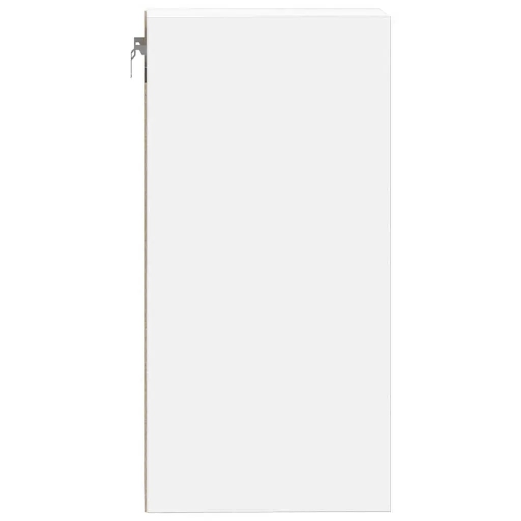 Hanging Cabinet Engineered Wood White 30x29.5x60cm