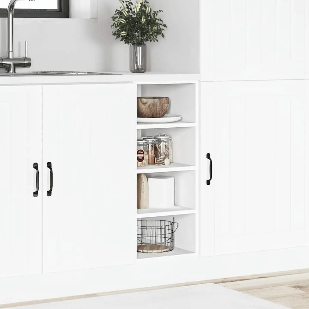 Bottom Kitchen Cabinet Engineered Wood 30x44.5x81.5cm White