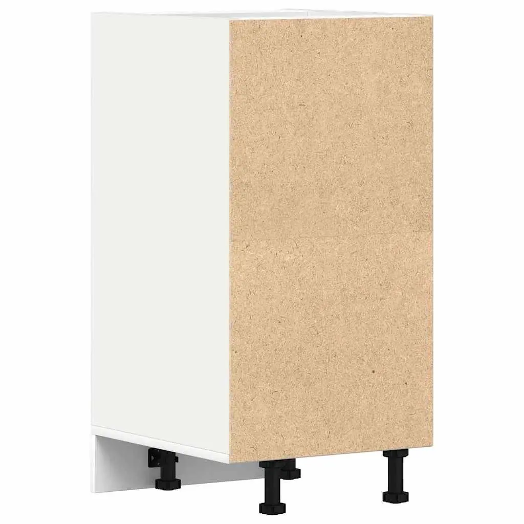 Bottom Kitchen Cabinet White Storage Cupboard Engineered Wood 40x44.5x81.5cm