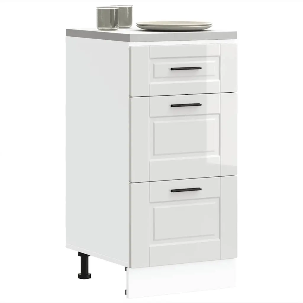 White Kitchen Base Cabinet for Organized Living