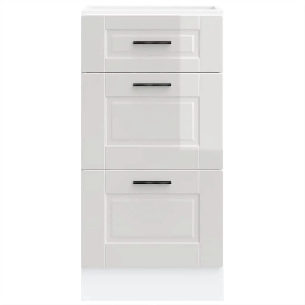 White Kitchen Base Cabinet for Organized Living