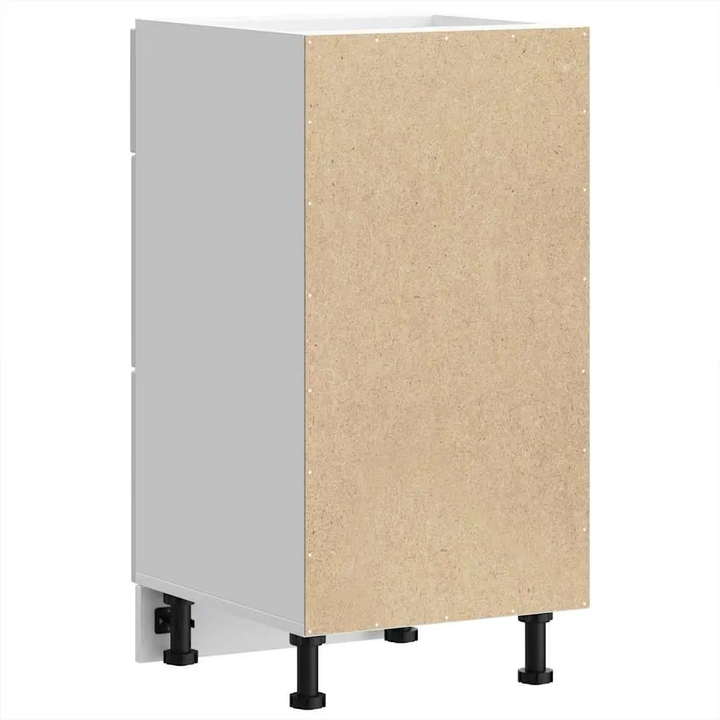 Kitchen Base Cabinet White Engineered Wood Storage Cupboard Unit Furniture