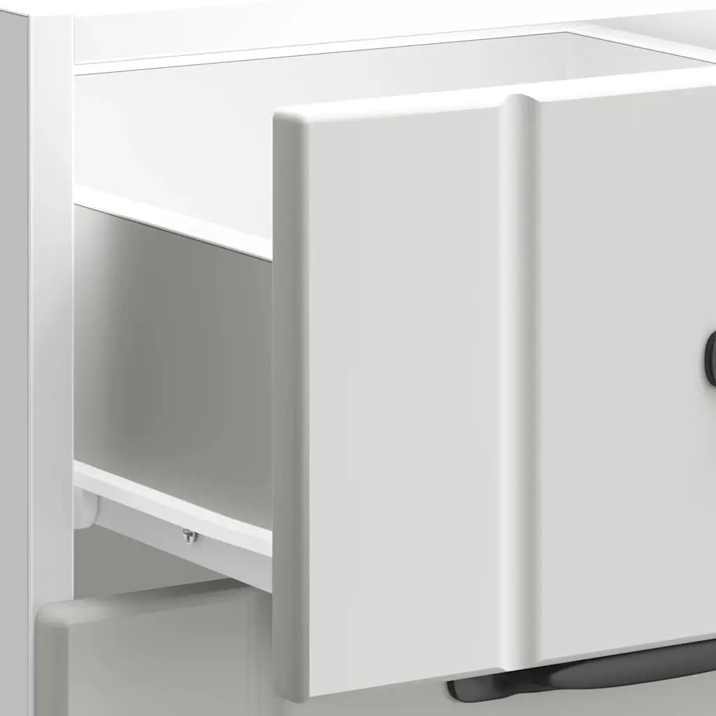 Kitchen Base Cabinet White Engineered Wood Storage Cupboard Unit Furniture
