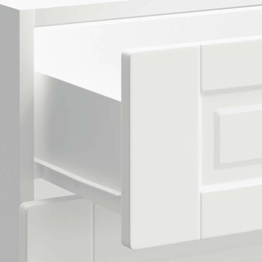 Kitchen Base Cabinet Engineered Wood White