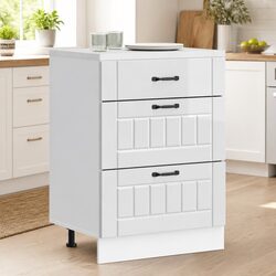 Functional White Kitchen Base Cabinet for Everyday Use