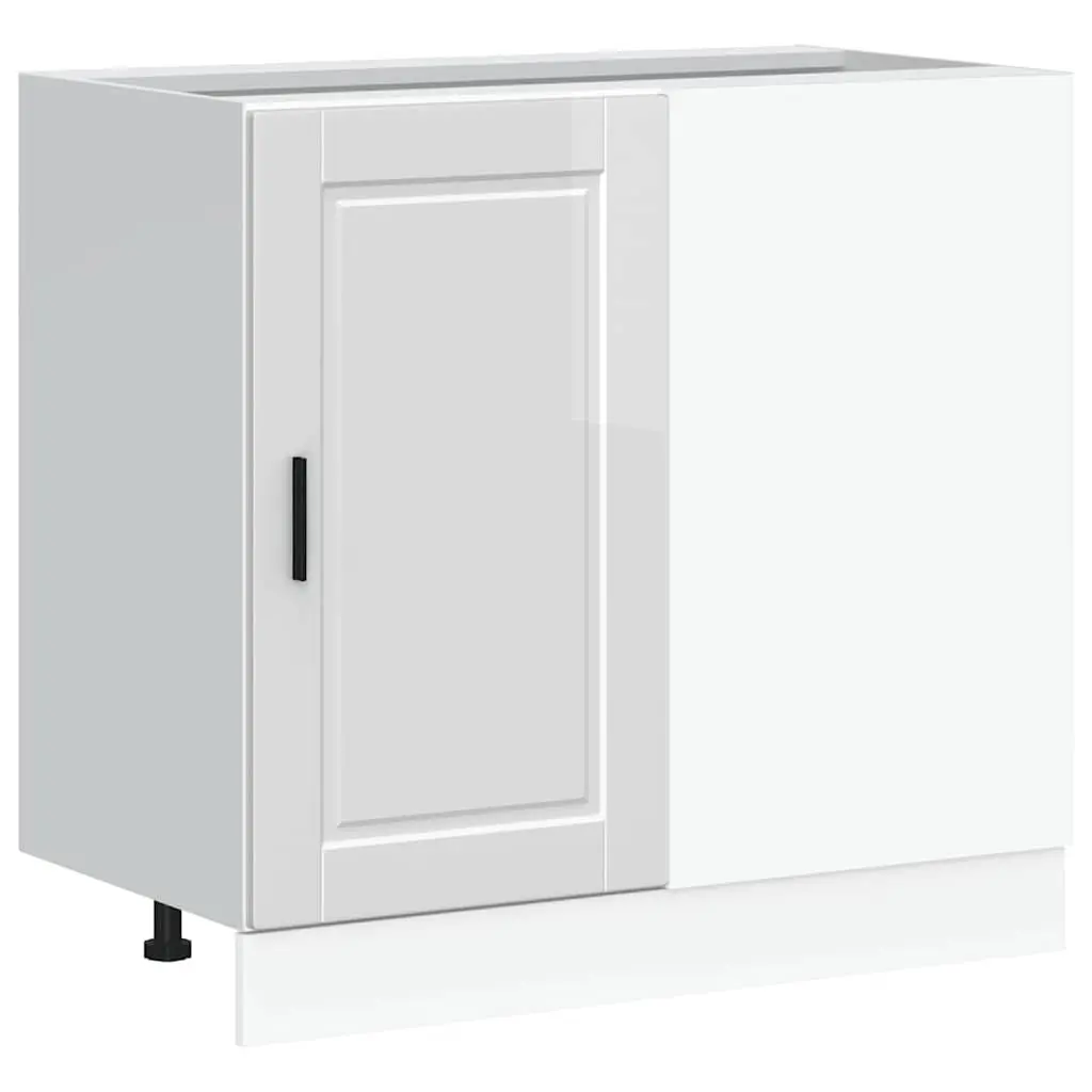 White High Gloss Kitchen Storage Cabinet