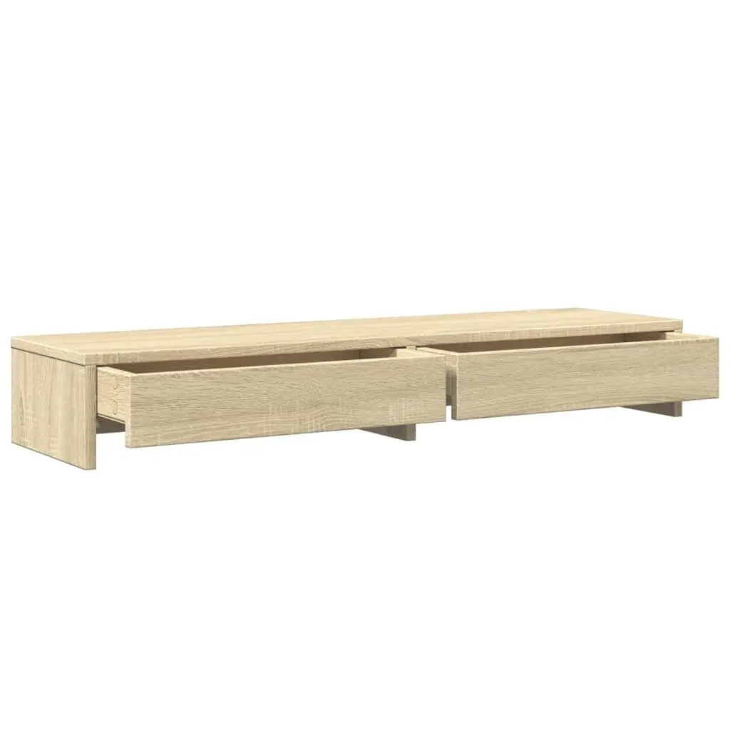 Monitor Stand Engineered Wood 100 x 27 x 15 cm Brown
