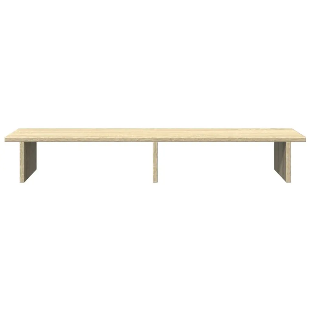 Monitor Stand Riser Engineered Wood 100cm Brown Sonoma Oak