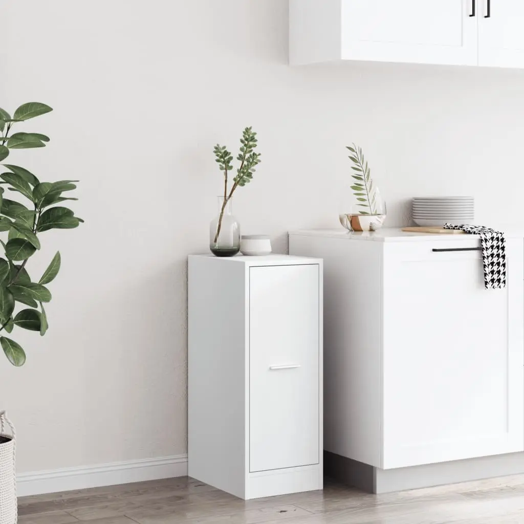 Apothecary Storage Cabinet Engineered Wood 30x41x77.5 cm White Organizer