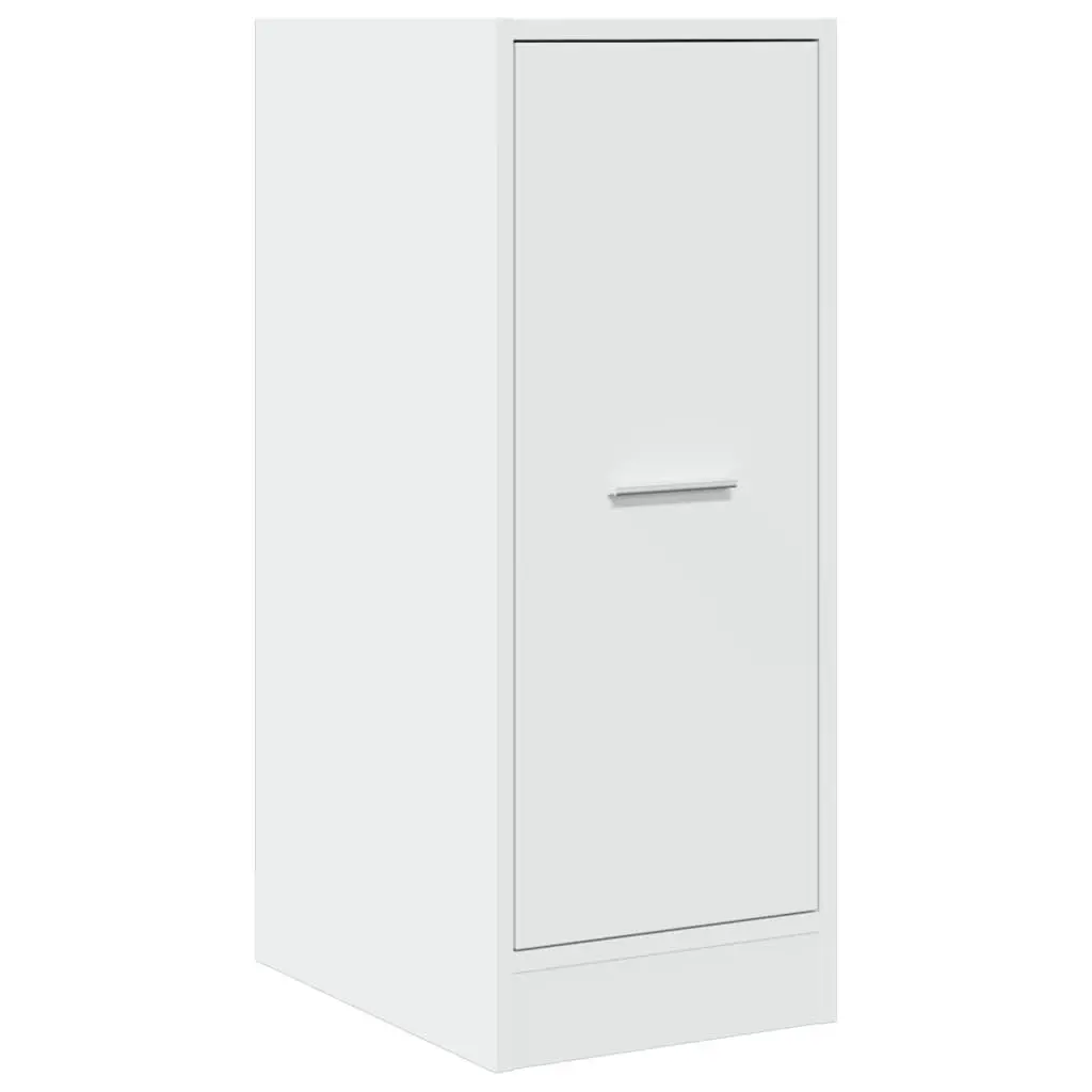 Apothecary Storage Cabinet Engineered Wood 30x41x77.5 cm White Organizer