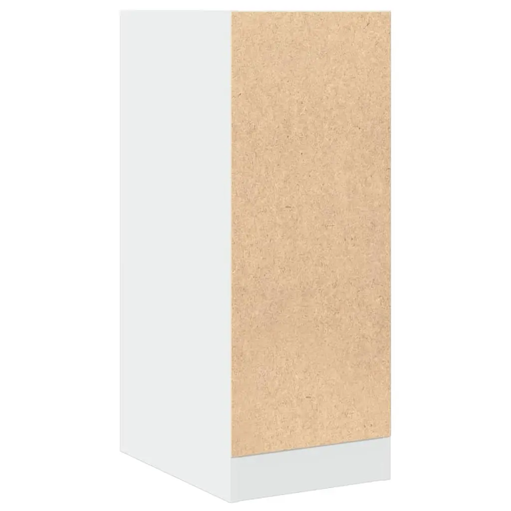 Apothecary Storage Cabinet Engineered Wood 30x41x77.5 cm White Organizer