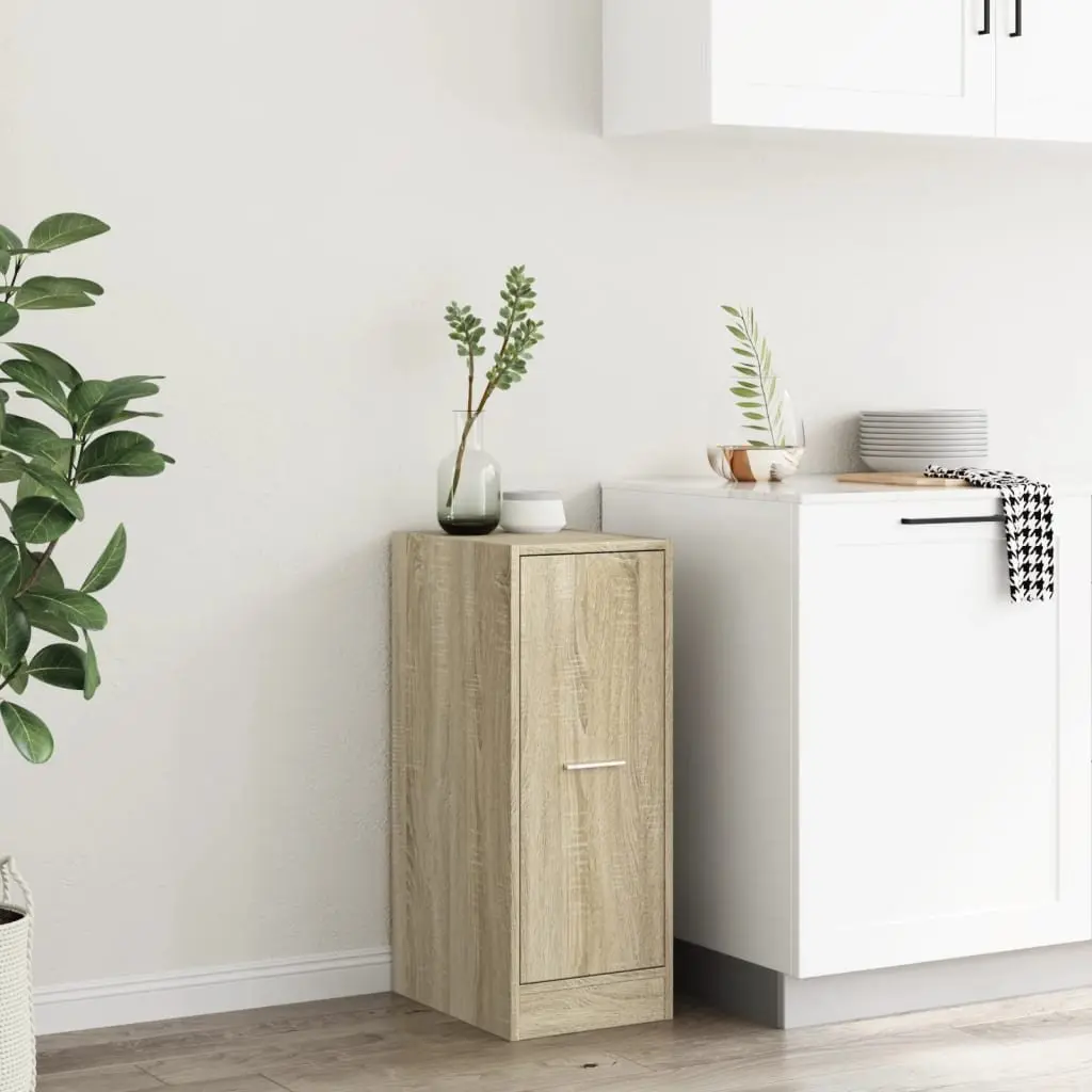 Apothecary Cabinet Engineered Wood 30 x 41 x 77.5 cm Brown Sonoma Oak Storage Chest