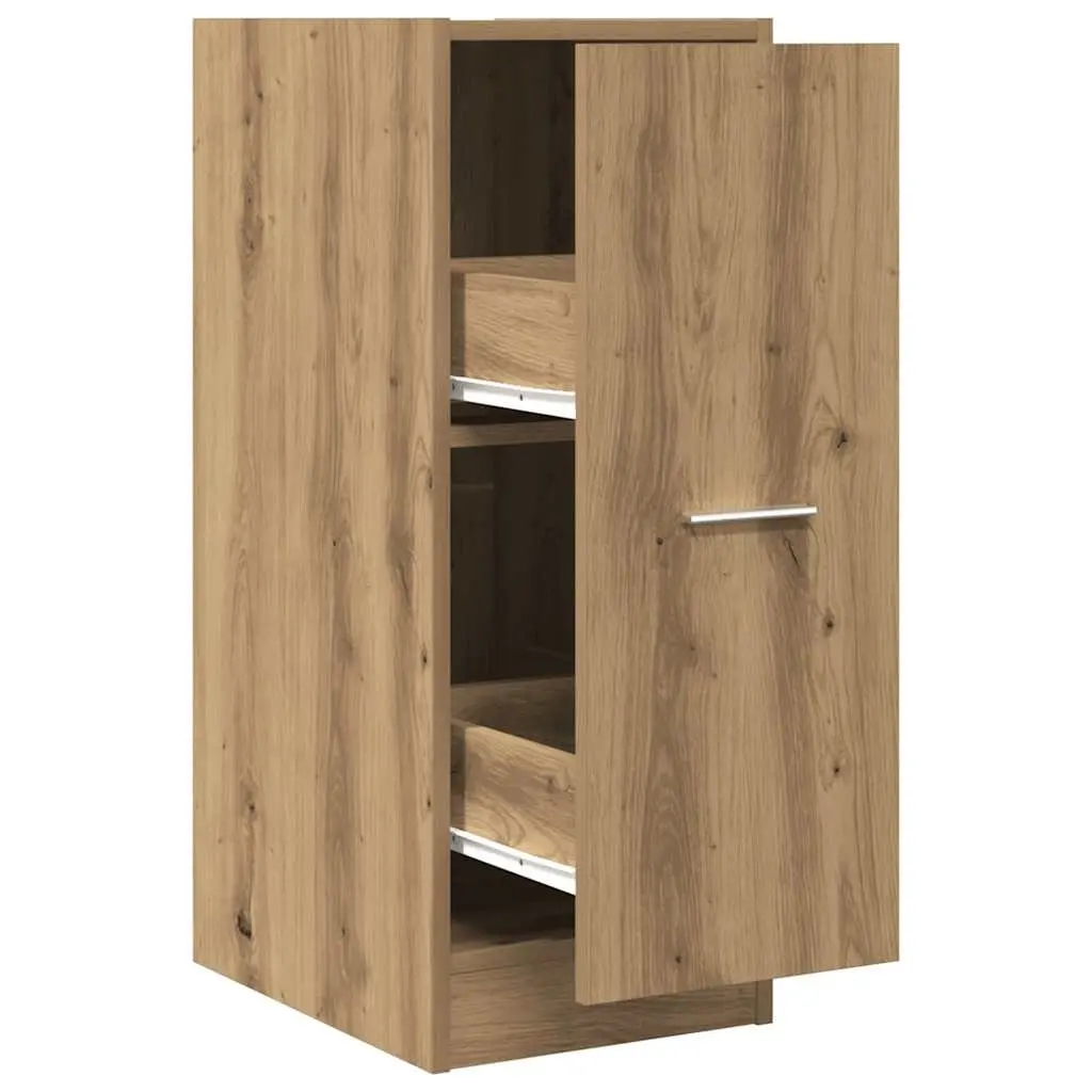 Apothecary Storage Cabinet Engineered Wood 30 x 41 x 77.5 cm Brown
