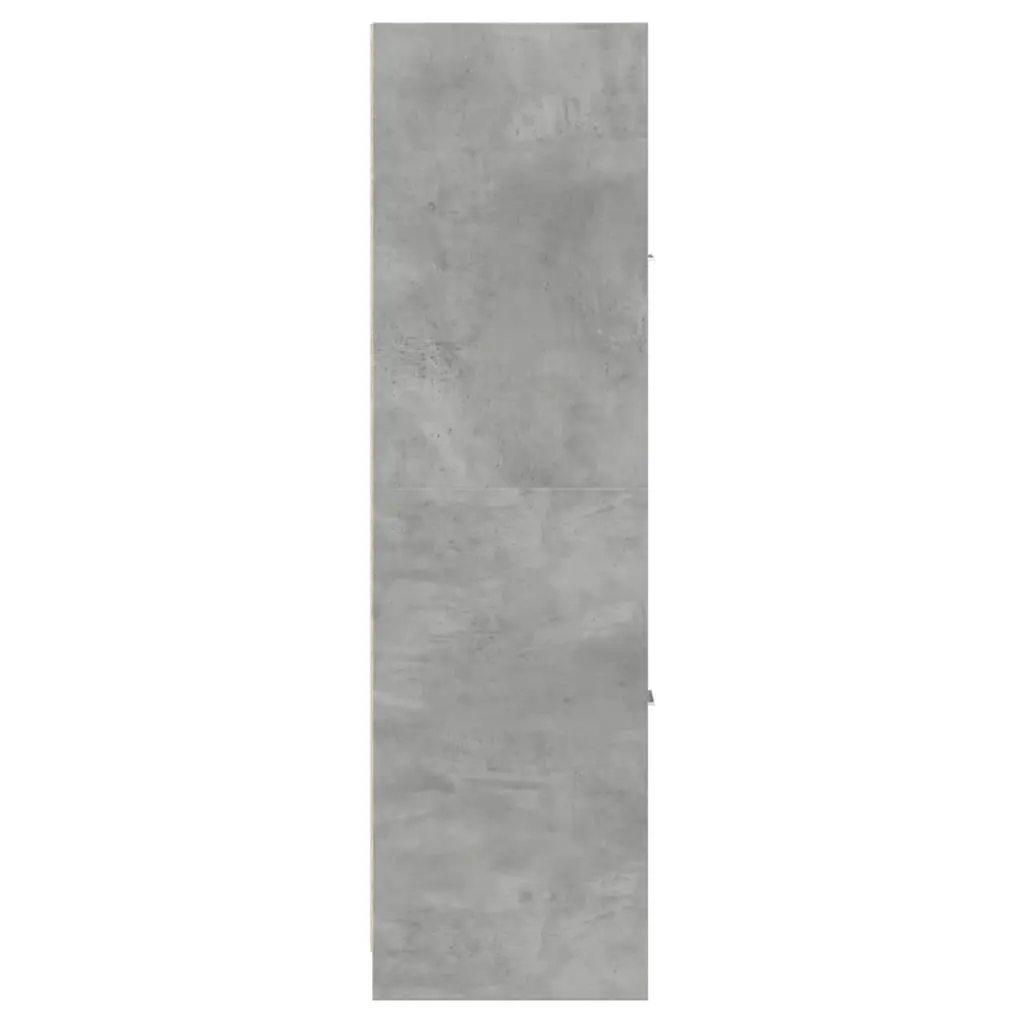Apothecary Storage Cabinet Engineered Wood 30 x 41 x 144.5 cm Grey