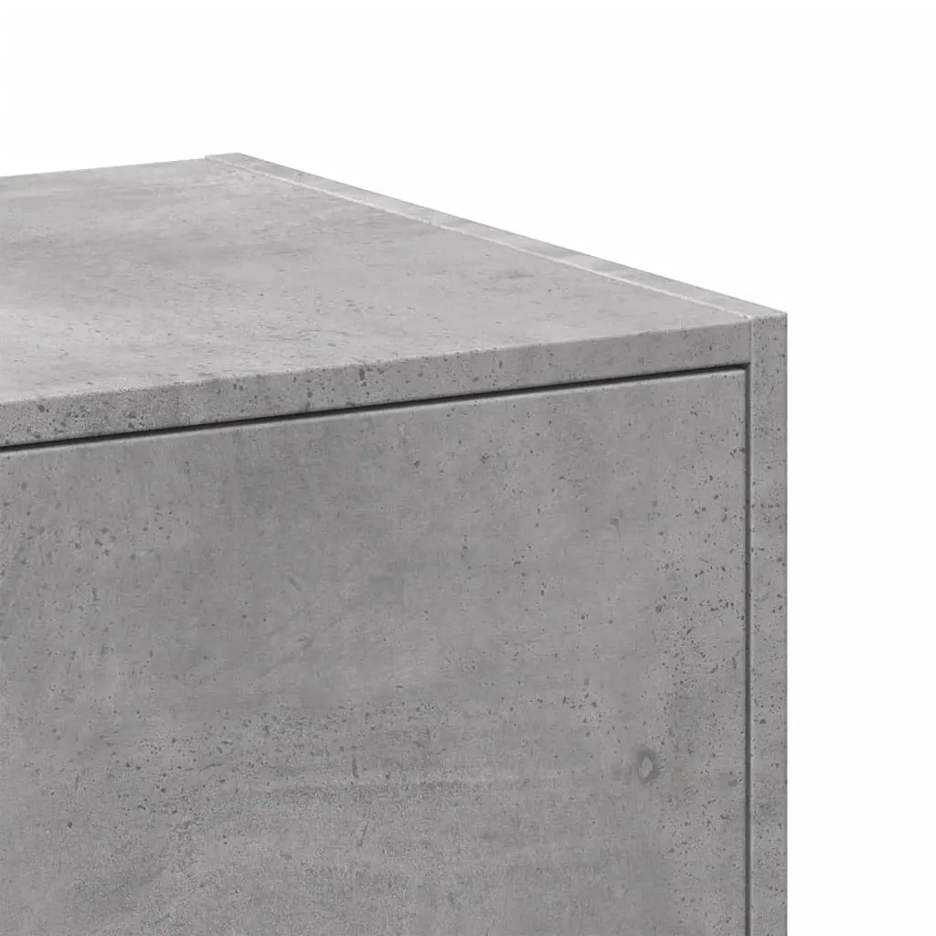 Apothecary Storage Cabinet Engineered Wood 30 x 41 x 144.5 cm Grey