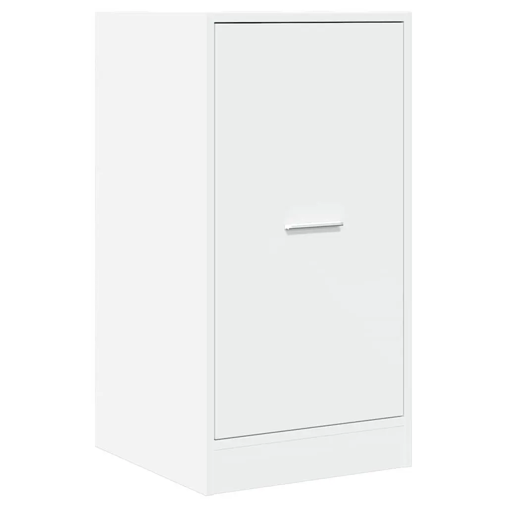 Apothecary Storage Chest Engineered Wood White Cabinet Bedroom Decorative 40x41x775cm