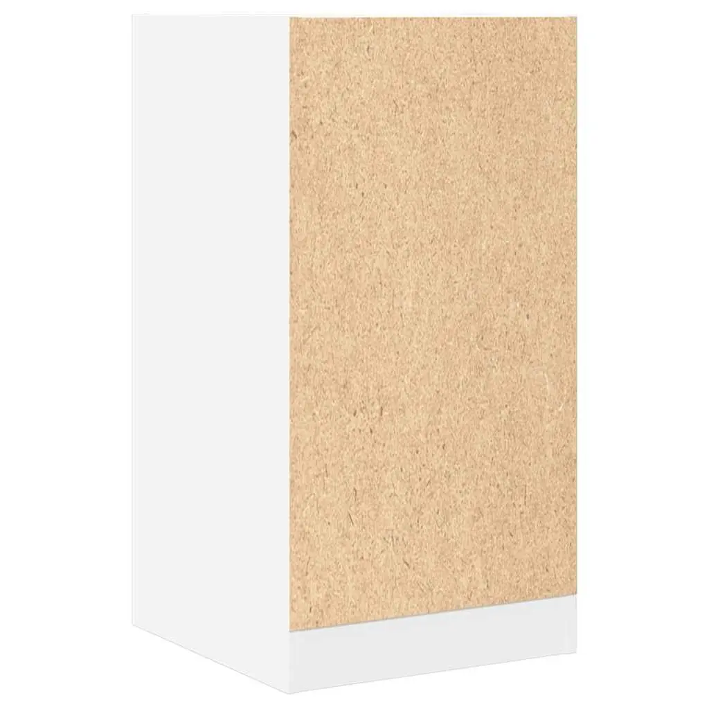 Apothecary Storage Chest Engineered Wood White Cabinet Bedroom Decorative 40x41x775cm