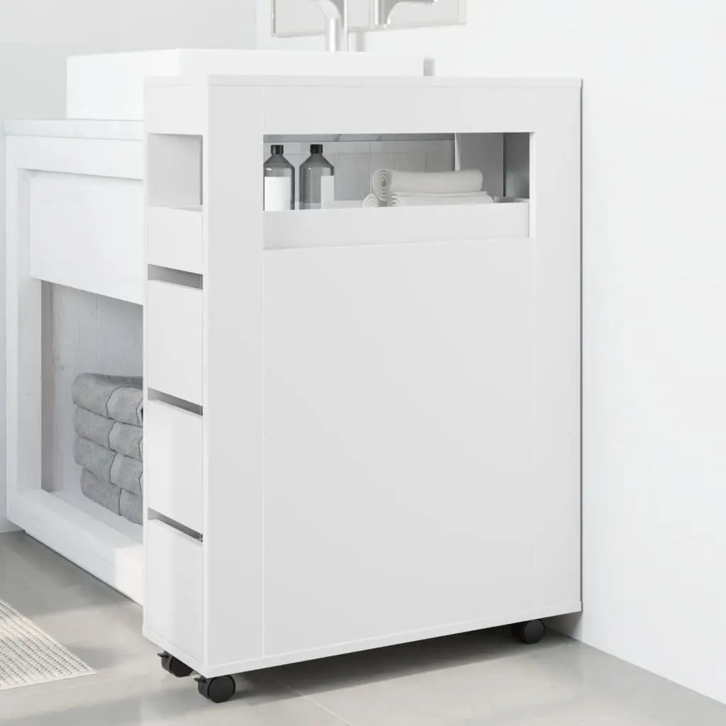 Narrow Cabinet for Bathroom and Home Use