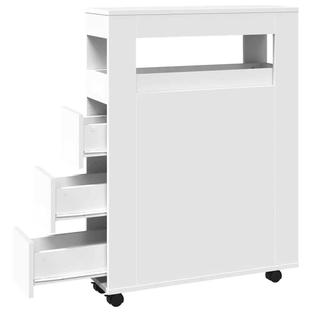 Narrow Cabinet for Bathroom and Home Use