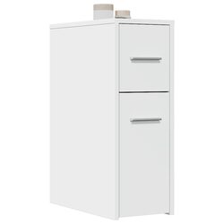 Narrow Storage Cabinet with Wheels for Versatile Use