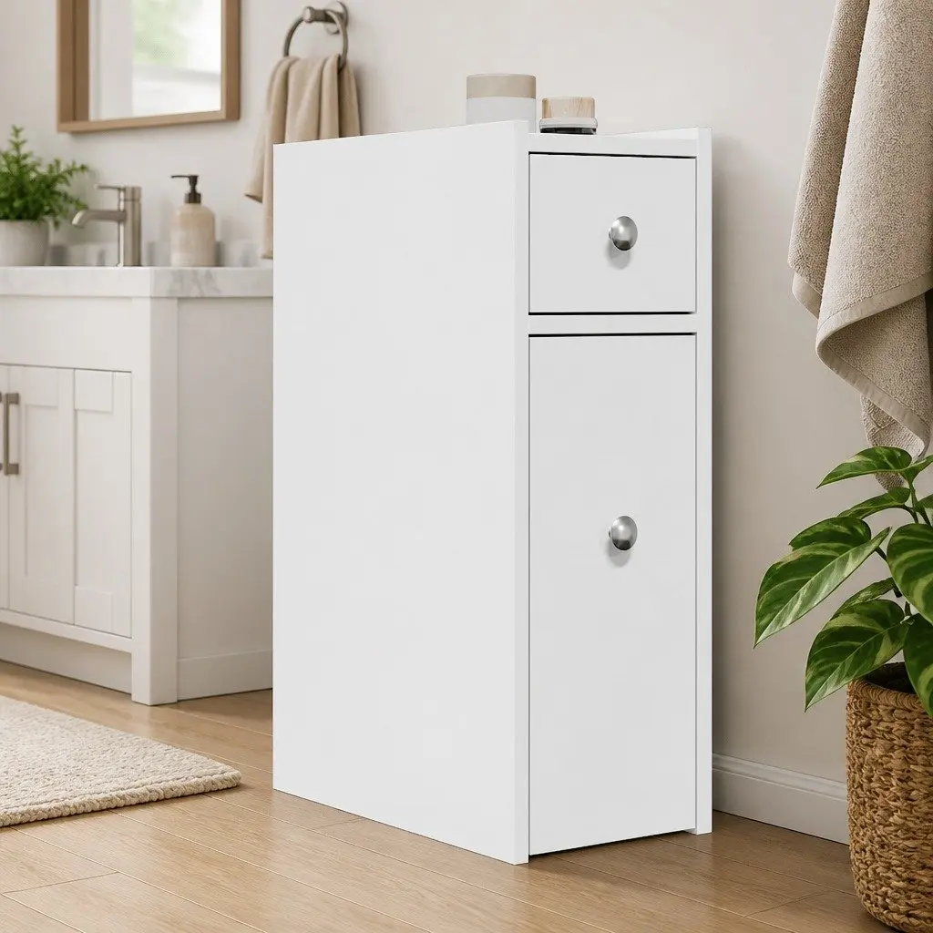 Narrow Storage Cabinet for Home Use