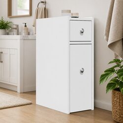 Functional Narrow Storage Cabinet for Home Use