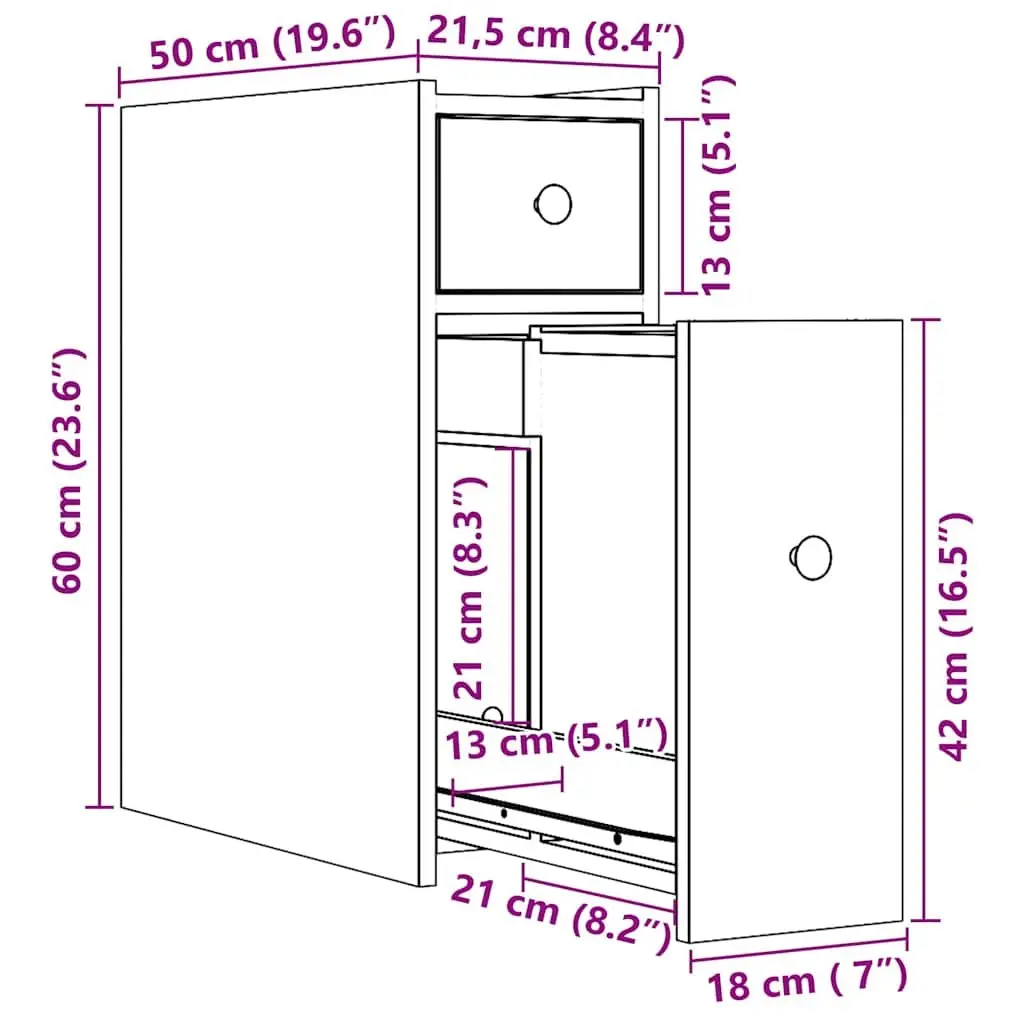 Narrow Storage Cabinet for Home Use