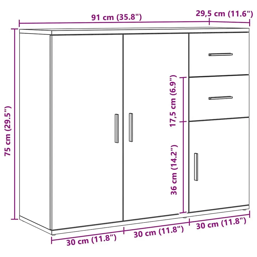 Brown Sideboard for Dining Essentials Storage