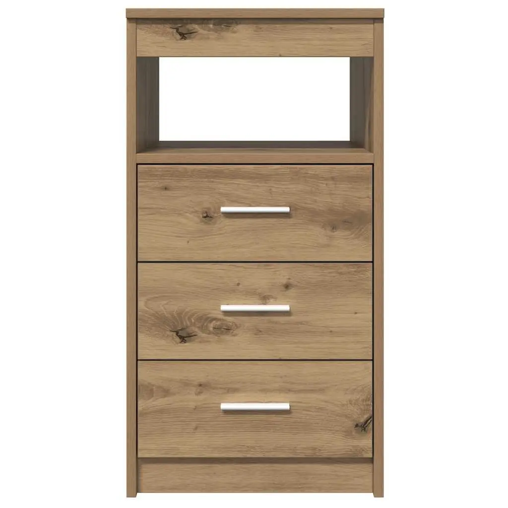 Brown Storage Cabinet Engineered Wood 40cm x 50cm x 76cm Drawer Organiser for Home