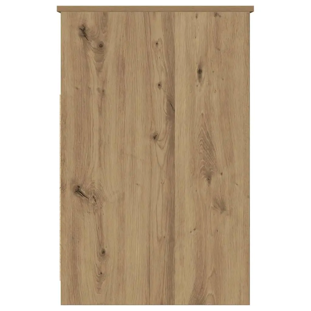 Brown Storage Cabinet Engineered Wood 40cm x 50cm x 76cm Drawer Organiser for Home