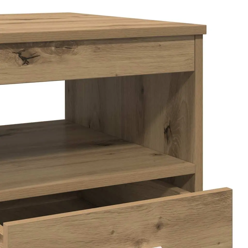 Brown Storage Cabinet Engineered Wood 40cm x 50cm x 76cm Drawer Organiser for Home