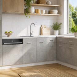 Compact Sink Base Cabinet for Practical Kitchen Use