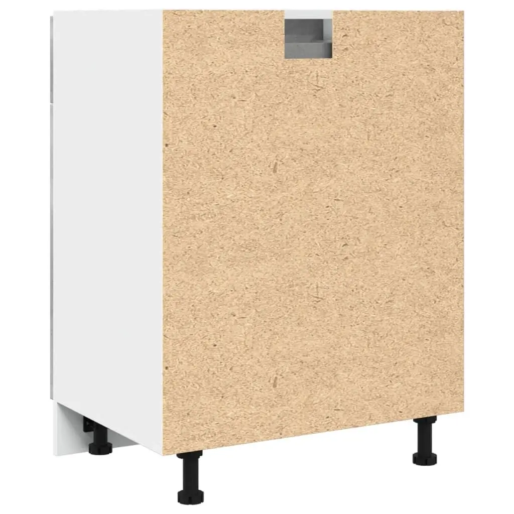 Drawer Bottom Cabinet Engineered Wood 60x46x81.5cm Concrete Grey