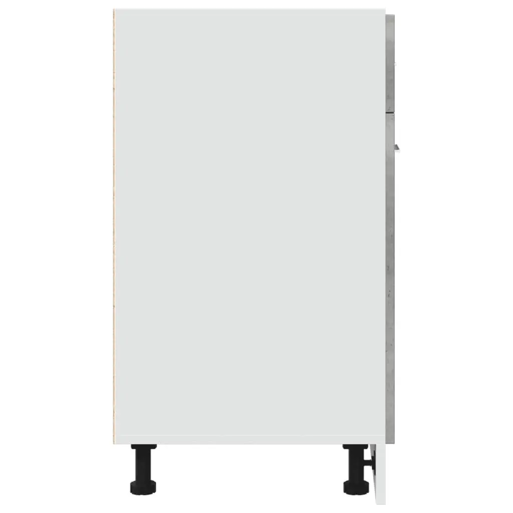 Drawer Bottom Cabinet Engineered Wood 60x46x81.5cm Concrete Grey