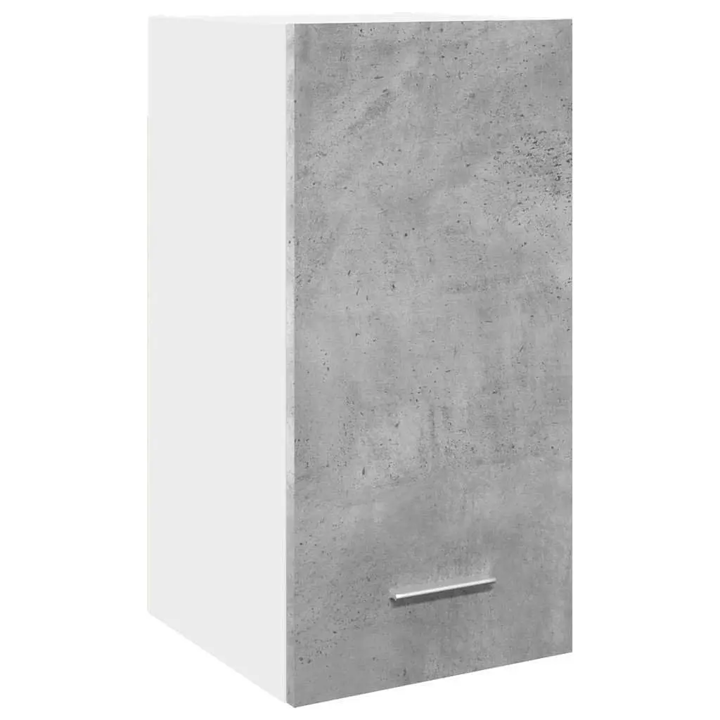 Wall-Mounted Cabinet Grey Engineered Wood 30x31x60cm Kitchen Storage