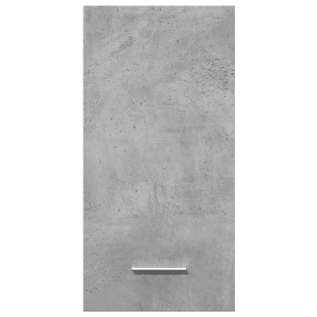 Wall-Mounted Cabinet Grey Engineered Wood 30x31x60cm Kitchen Storage