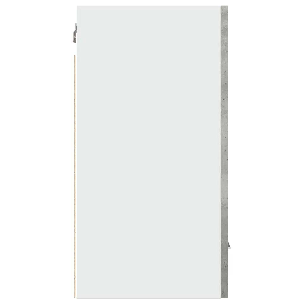 Wall-Mounted Cabinet Grey Engineered Wood 30x31x60cm Kitchen Storage