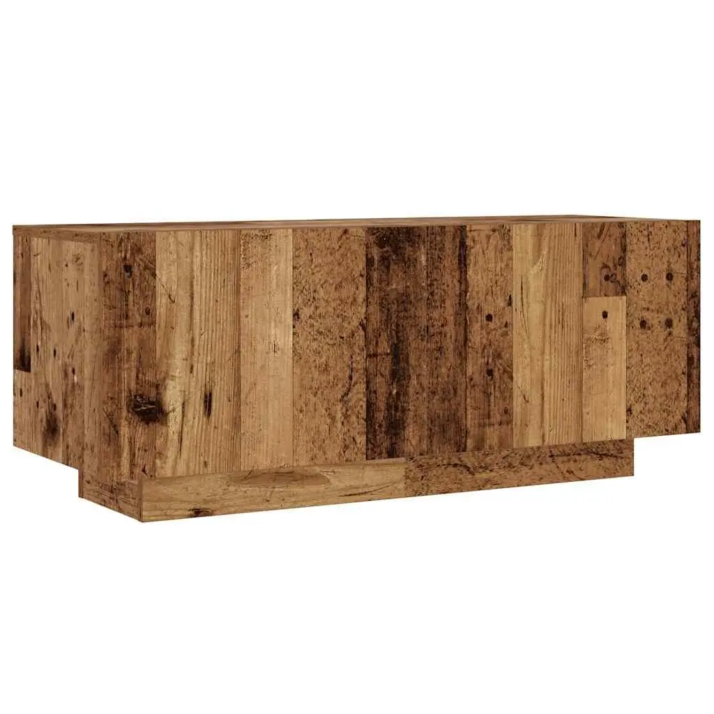TV Cabinet Old Wood Style TV Stand Media Unit Entertainment Cabinet 100x35x40cm