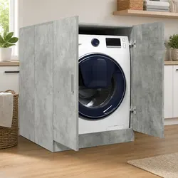 Storage Cabinet for Laundry and Bathroom Use