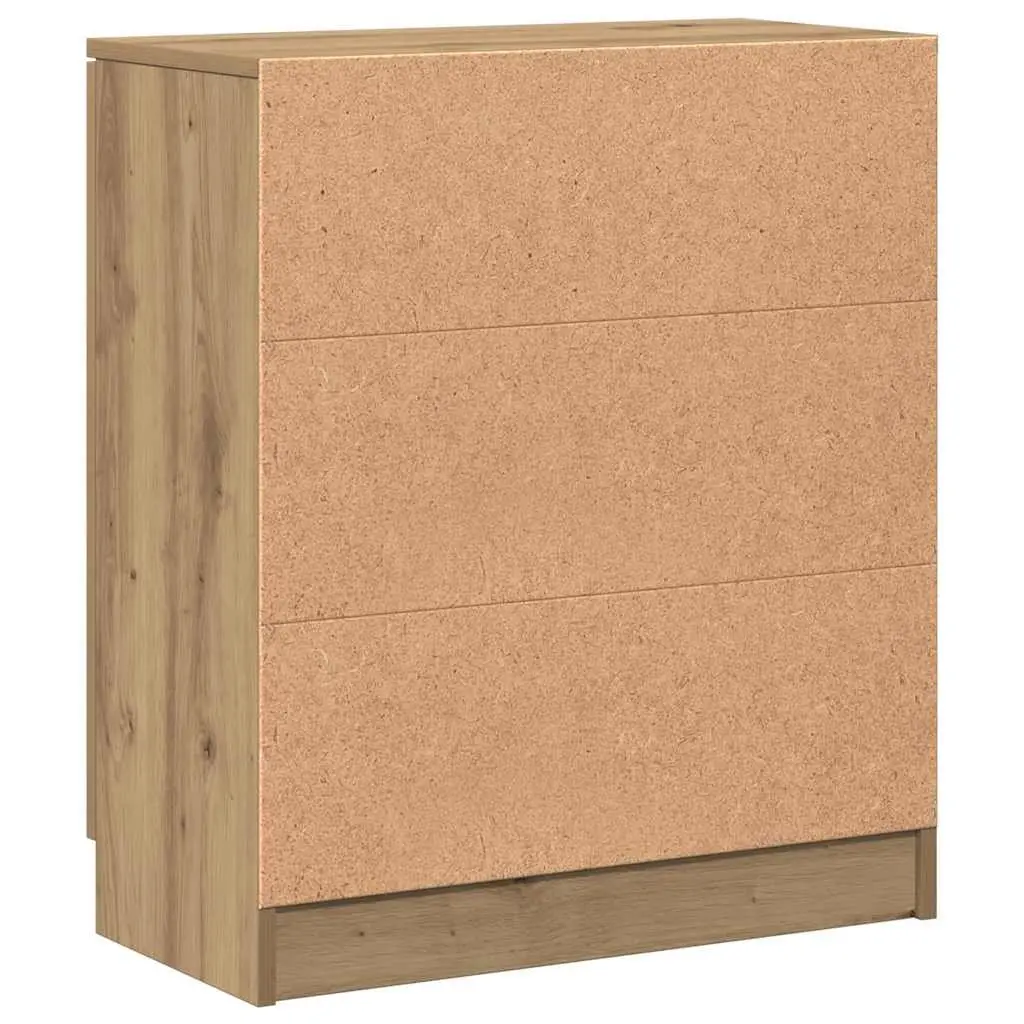 Brown Sideboard Buffet Cabinet Storage Engineered Wood 60x30x70cm Display Unit