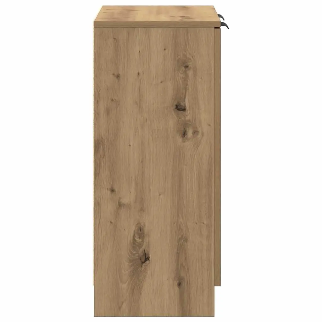Brown Sideboard Buffet Cabinet Storage Engineered Wood 60x30x70cm Display Unit