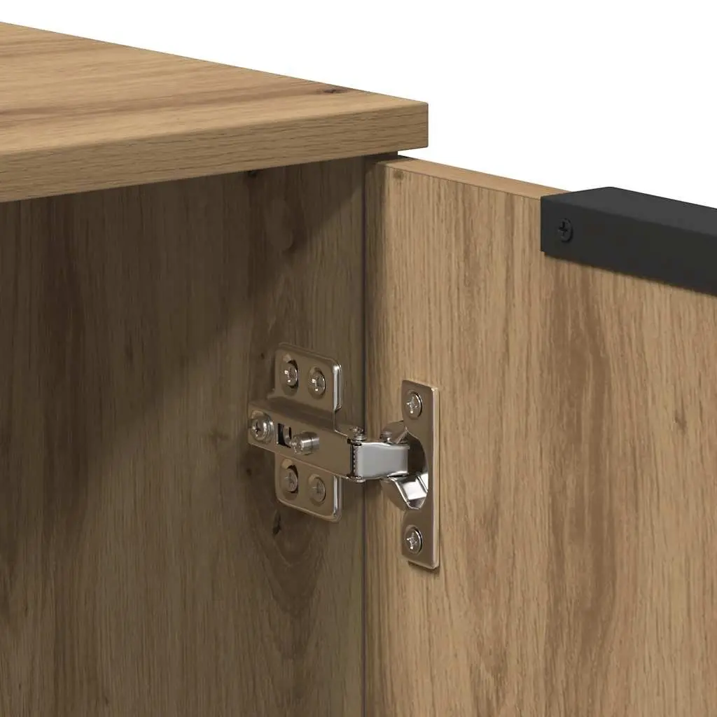 Brown Sideboard Buffet Cabinet Storage Engineered Wood 60x30x70cm Display Unit