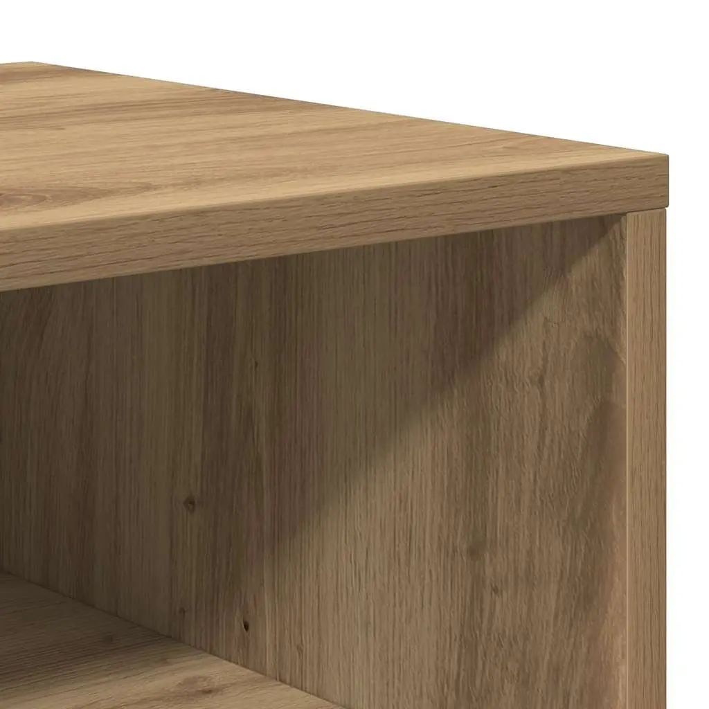 Brown TV Stand Engineered Wood Storage Unit Living Room Bedroom Furniture 150 x 33.5 x 45 cm